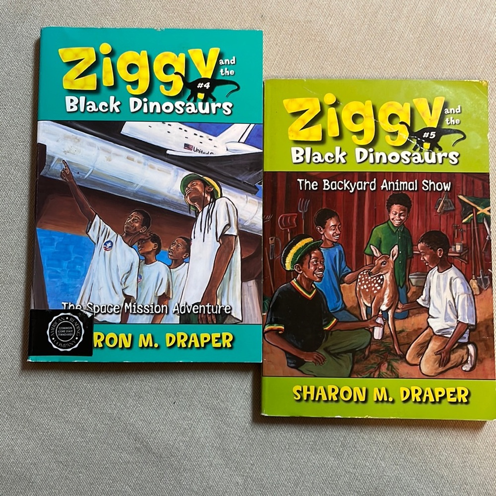 📚2/$6  2-Book Bundle Ziggy and the Black Dinosaurs Series #4, #5
